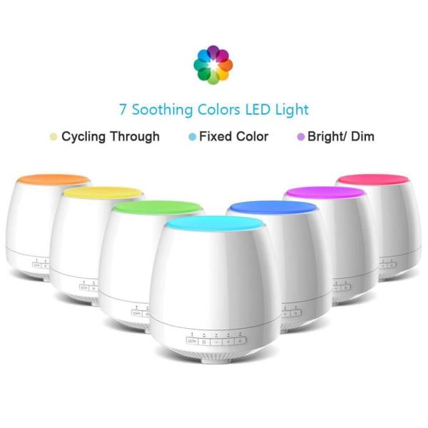 200ml Plastic Aroma Diffuser With Bluetooth Speaker