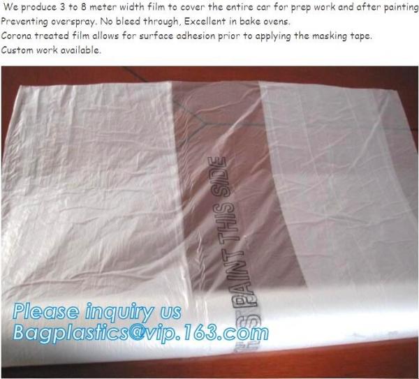 3.6M X 2.7M hdpe plastic painter's drop cloth,disposable protective painter ldpe drop sheet, painting polythene dust dro