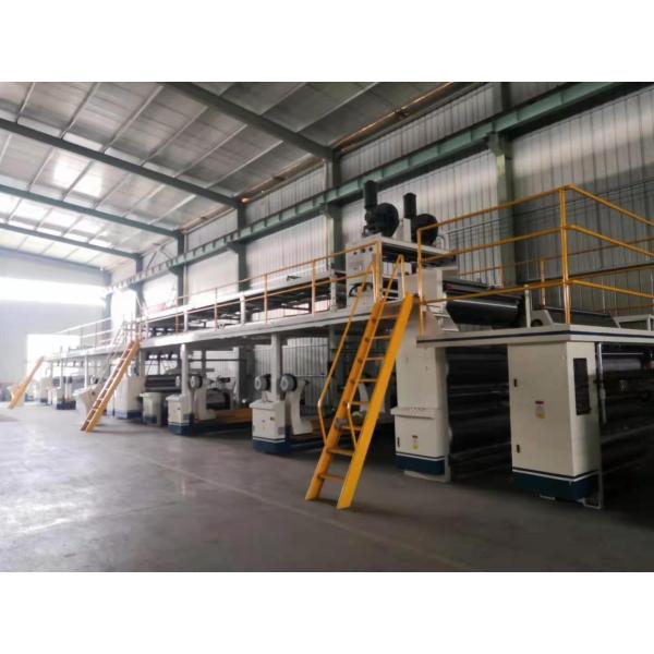 Carton Pneumatic Driven Corrugated Cardboard Production Line Automatic Grade