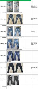 China Trend Button Fly Jeans Custom Logo Stretch Denim Pants Men Casual Jeans 73 on sale