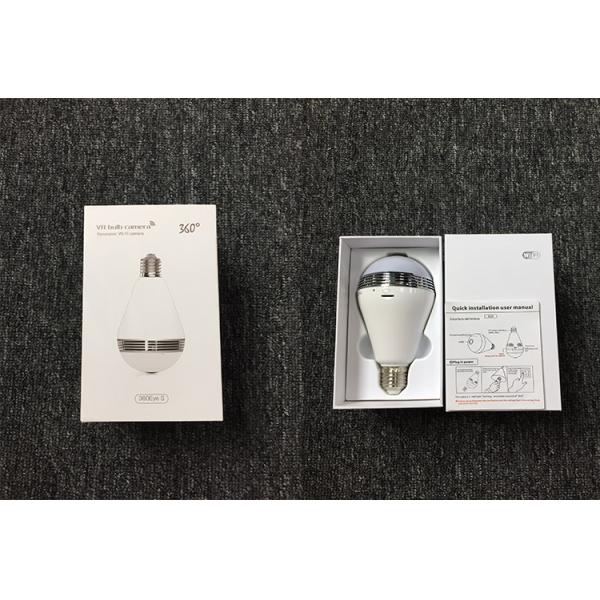 24 Hours Video Wifi Light Bulb Camera Security Encryption Video Surveillance
