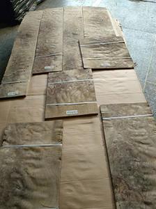 Quality Slice / Rotary Cut Walnut Burl Veneer With Sap 0.50MM Thickness for sale