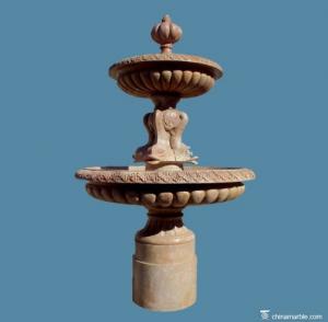 Quality large outdoor natural stone marble garden fountain for sale