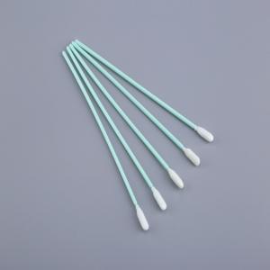 Quality Dust Free Foam Cleaning Swabs , Printhead Cleaning Swabs Long PP Handle for sale