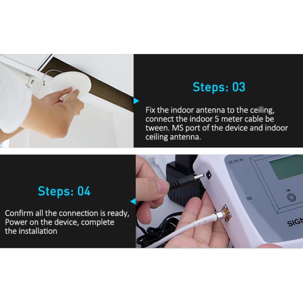 70dB Gain LTE 4G Network Signal Booster 850MHz 1700MHz Dual Band