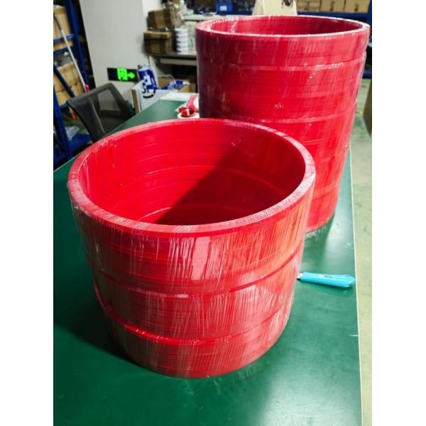 PU Material CNC Machine Hydraulic Seals Founded V Shaped Circle Custom Made Sealing
