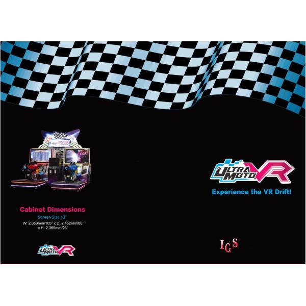 Amusement Center MOTO Simulator VR Racing Arcade Machine