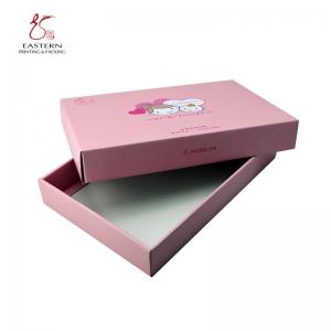 Quality Glossy Lamination E Flute Corrugated Cardboard Box With Lid for sale