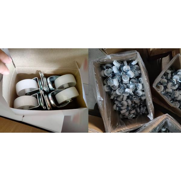 2 Inch Diameter Plastic Swivel Plate Light Duty Casters Customize