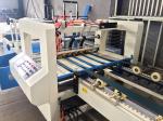 Electric Driven Carton Box Folding And Gluing Machine , Corrugated Box Gluing