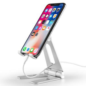 Quality COMER Adjustable portable and folding table aluminium tabletop phone hold for i phone tablet support stand holder for sale