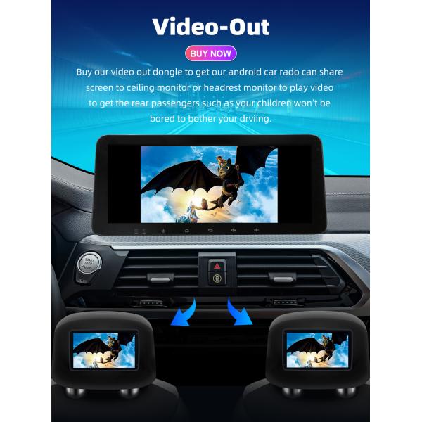 DVR 10" Android 13 Car Stereo with 10.33" Touch Screen GPS Wifi DVD Player and Camera