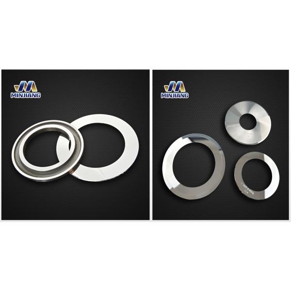 ISO9001 Circular Tungsten Carbide Cutting Blades OEM Accepted