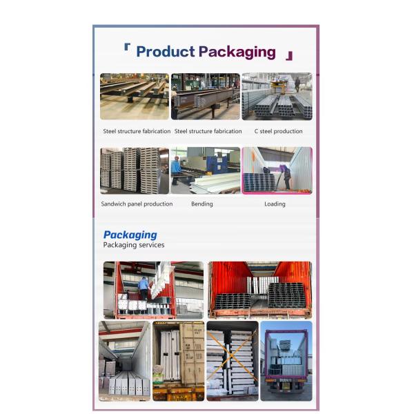 Custom Design Modular Prefab Steel Structure Warehouse Fast Assembly High Strength
