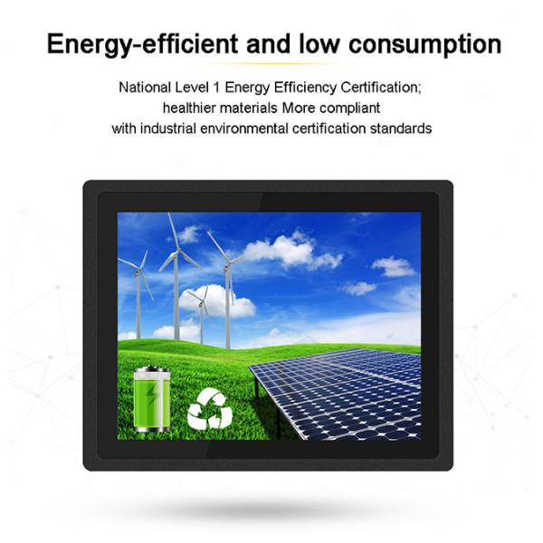 Custom Logo Embedded All-in-One Fanless PLC Industrial Control Computer Vehicle Touch Screen Panel PC with Embedded Logo