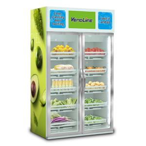 China Adjustable card reader vending machine 500W With Fridge Explosionproof on sale