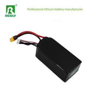 Quality 8.8*43*125mm Li Nicomn O2 Electrolyte Rechargeable Battery 14.8V 5000mAh 35C Power Storage Lithium Ion Polymer Battery for sale