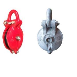 China Electricity Cable Stringing With Special Shaped Snatch Block Pulley Block on sale