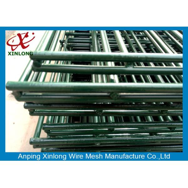 Strongly Double Loop Wire Fence , Twin Wire Mesh Fencing Easy Installation