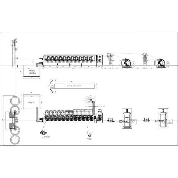 Multi - Head Aluminum Wire Drawing Machine Siemens Motor Fatigue Resistant