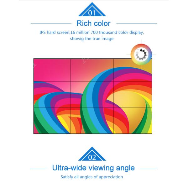 49inch LG 3.5mm Residential Video Wall for Advertising with Video Wall Controller 2x2