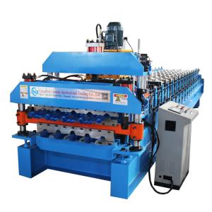 China 1000mm Width Roof Custom Roll Former Machine Customized Length on sale
