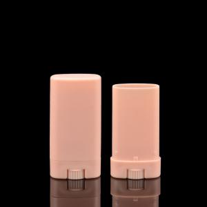 Quality ODM 15ml Deodorant Stick Oval Cosmetic Bottle 15g Empty Gel Flat Oval For Gel for sale