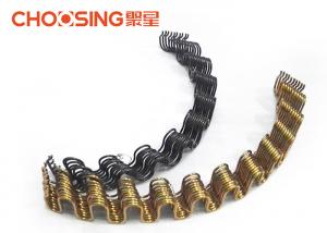 OEM Zinc Plating Zig Zag Sofa Springs 2.8mm - 4.0mm Curved Shape Free Samples