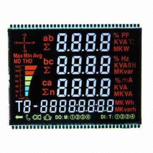 China Negative 7 Segment Display Module VA Lcd Display With Color Silk - Screen on sale
