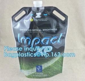 China liquid soap pouch hand santinizer bag shaped packaging, Stand Up Liquid Soap Spout Pouch Bag, wash fluid liquid soap bag on sale