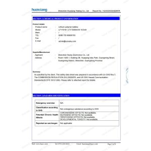 Shenzhen Resky Electronics Co., Ltd. Certifications