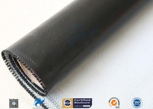 Quality Black Silicone Coated Fiberglass Fabric 3732 530GSM Insulated Welding Blanket for sale