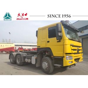 Buy cheap Yellow HOWO 6X4 Tractor Truck / Prime Mover With 420 HP For Fuel Transport from wholesalers