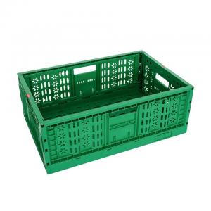 China PE/PP Material Small Foldable Plastic Storage Box Crates for Easy Storage on sale
