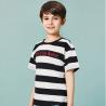 Buy cheap Two-tone Texture T-Shirt Kids' Clothes Short Sleeve Cotton Boys Clothing from wholesalers