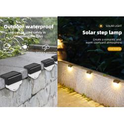 China Unique light effect solar garden lights waterproof decorative outdoor stair light for sale
