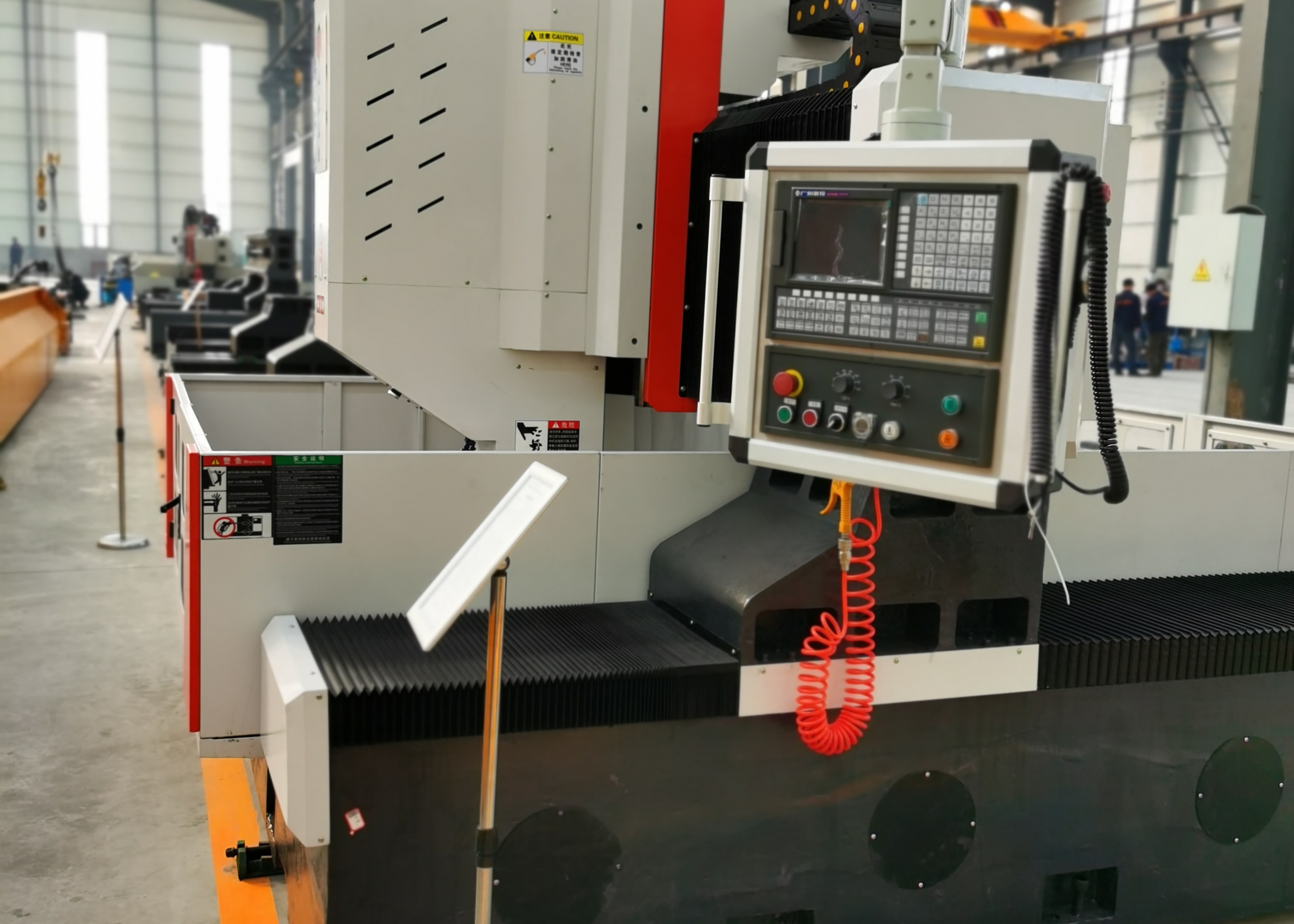 22KW Servo Spindle Motor Power CNC Gantry Drill And Mill Machine 0~8 R/Min Lateral Movement Speed