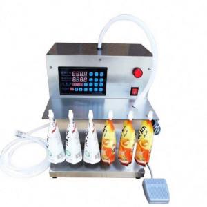 Quality Semi Automatic Spout Pouch Juice Liquid Soybean Milk Self-supporting Bag Filling Packing Machine for sale