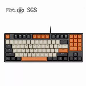 Quality Customize 3D Printing Personalized Retro Punk Backlit Round Keycaps Mechanical Keyboard For Game for sale