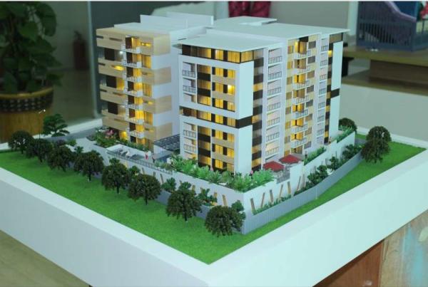 Buy Handmade Mini Architecture Models , 1 / 80 Scale Modern Architecture Model at wholesale prices