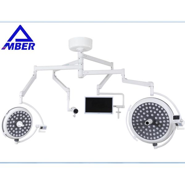 60000h Ceiling Mounted Surgical Light 5000K LED Operation Lamp ABS Material