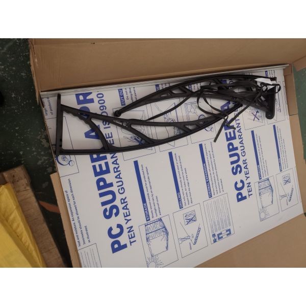 Plastic Awning Bracket Windows Canopy Practical Door Awning Offering Weather Shield and Comfortable Entryway Environment