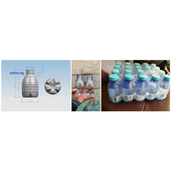 Small Scale 1 Liter Automatic Water Bottle Filling Machine Accuracy 5%