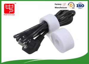 Quality Hook loop Double Sided Roll for Computer cord wrap , 25m / roll for sale
