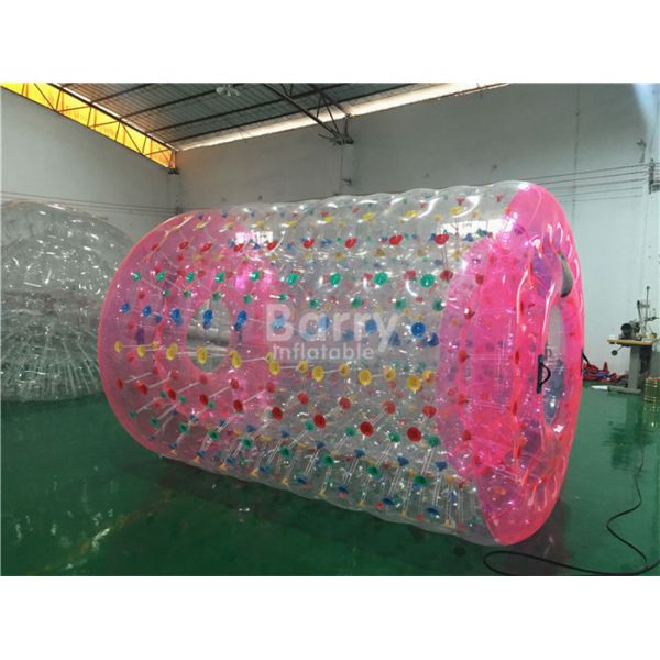 Transparent Inflatable Pool Water Roller Ball For Grassplot / Beach