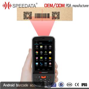China Wireless Android Barcode Scanner Handheld Computer PDA Scanner 800MP Camera on sale