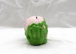 Green Skull Style Kids Ceramic Bank Dolomite For Halloween Promotional