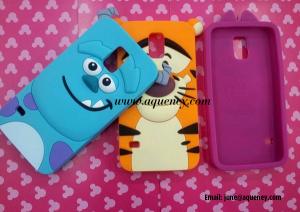 China For Disney Silicone mobile phone case, Tiger and Cat Shape Mobile phone Case on sale