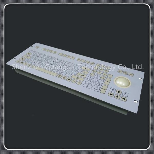 Buy Custom Layout 107 Key Keyboard , Durable Pc Keyboard With Trackball at wholesale prices