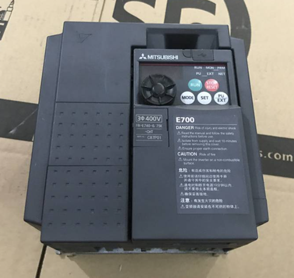 Modern Mitsubishi Module Mitsubishi FR-E740-0.75K PLC Highly Capable Variable Frequency Drive (VFD)
